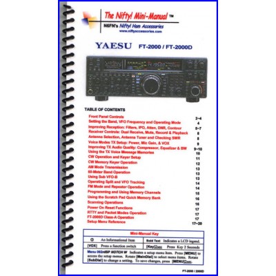 Manuel d'instructions pour Yaesu FT-2000